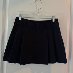 Mango pleated mini skirt